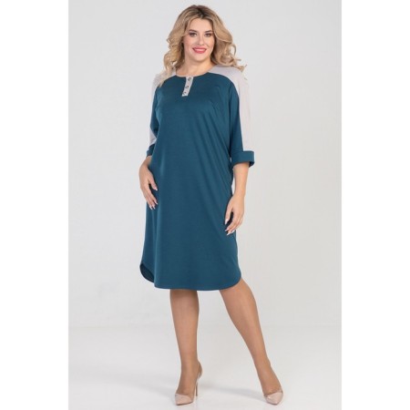 Female dress, size 54, turquoise color