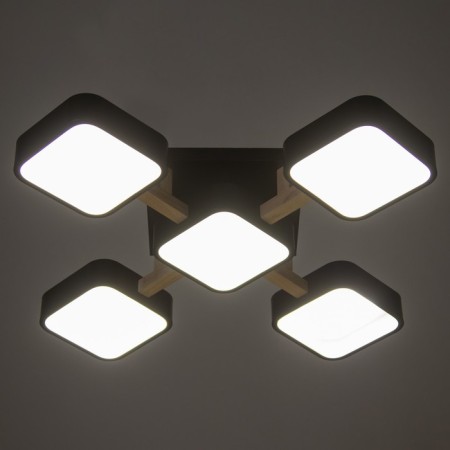 Lamp 35449/5 LED 120W 3000-6000K Black 62x62x11.5 cm Bayerlux-3