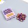 Surgut in granules in the box "octagonal" gold and purple 35 grams 2.4x5.5x7 cm