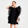 Платье для девочки MINAKU: PartyDress цвет чёрный, рост 140
