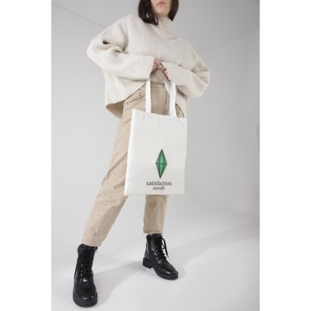 Shopper bag need without lightning, without lining, beige color-5