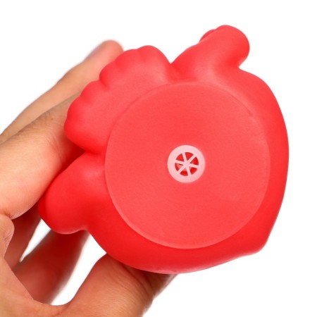 Rubber toy for the bathtub "cat", with a squeak, 1 pc, color mix, crumb I-7