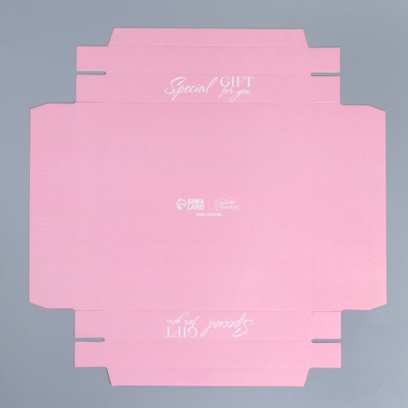 Confectionery box for mousse cakes "Love", 17.8 x 17.8 x 6.5 cm-4