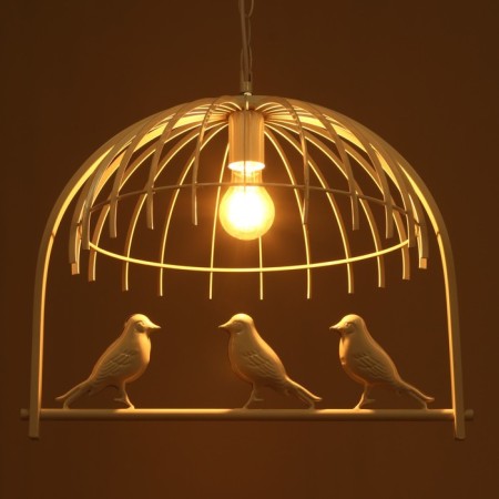 Bayerlux "Birds" 1x40W E27 White 49x35x35 cm-3