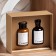 Gift set: diffuser 120 ml, aromatic candle, 120 gr, English pear and freesia