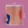 Ceramic mug “Diy”, 320 ml, orange color