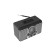 RITMIX RPR-095, 220 V radio receiver. IEC, USB, Jack 3.5, Microsd, Silver