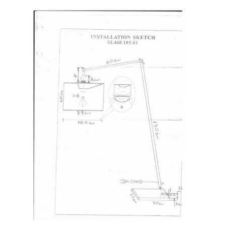 Торшер St Luce. SL460.105.01. Marcia. 1х60 Вт, E27, 39 см, цвет хром-12