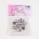Rhinestones are sewing “circle”, in the frame, with holography, d = 8 mm, 20 pcs