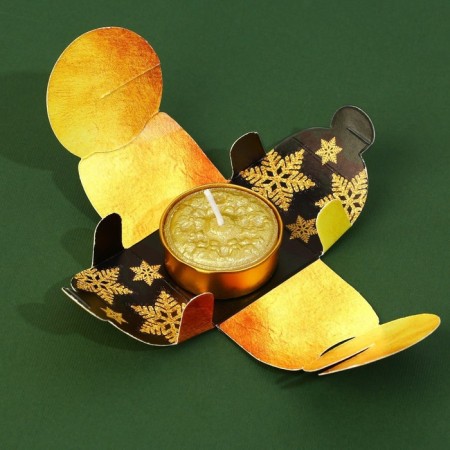 Tea candle "New Year", d = 4 cm, mix-13