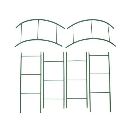 Sadovaya arch, collapsible, 240 × 125 × 36.5 cm, metal, green, Greengo-7