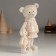 Polystone souvenir "Bear with a baby in pink sweaters" 9x7x16 cm