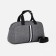 Sports bag with lightning, 3 outer pockets, long belt, gray color