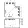 Flat angle DKC NPAN, 100x60 mm, 01745