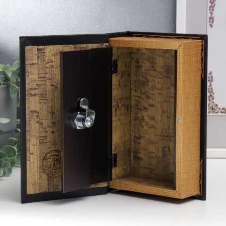 Safe-book wood, leatherette "Certificates. Russia Great Power" 21x13x5 cm-3