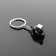 Cartage keychain, motorcycle helmet, black