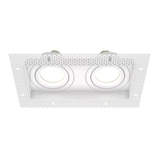 The built-in lamp Technical DL003-02-W, 2x50W, 23x13x3.8 cm, GU10, white color