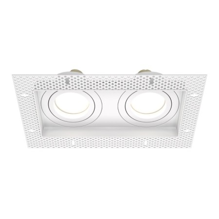 The built-in lamp Technical DL003-02-W, 2x50W, 23x13x3.8 cm, GU10, white color