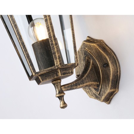 Street wall lamp Ambrella Garden St2012, E27, Color Gold, Black, Transparent-3