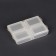 Organizer for beads, 6.4 × 4.4 × 1.3 cm, the color is transparent