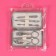 The manicure set “Paris”, 6 items, in a case, in a PVC - a package, Mix drawing