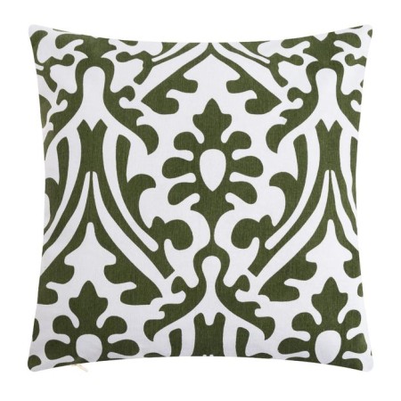 Decorative pillowcase 40x40 cm, Monograms Green, 100% cotton