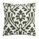 Decorative pillowcase 40x40 cm, Monograms Green, 100% cotton