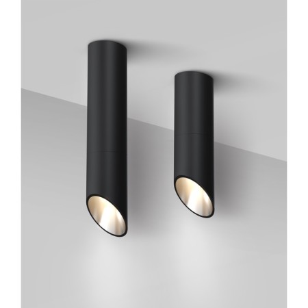 Technical C025CL-01B, GU10, 1x50 W, 67x67x230 mm, black lamp-3