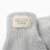 Women's mittens MIST with rabbit wool, rr 22 cm, col. grey