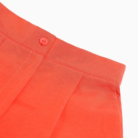 Women's costume (blouse, shorts) minku: casual collection color red, size 48-14