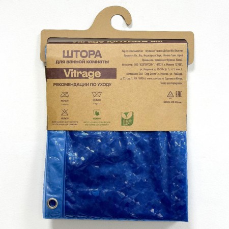 The bathroom curtains Dasch, Peva, Vitrage, 180x200 cm-2