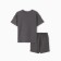 Kit for children (T -shirt, shorts), graphite color, height 134 cm
