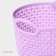 Storage basket with handles of the “basket” shares, plastic, 11 × 10.5 × 9 cm, color mix