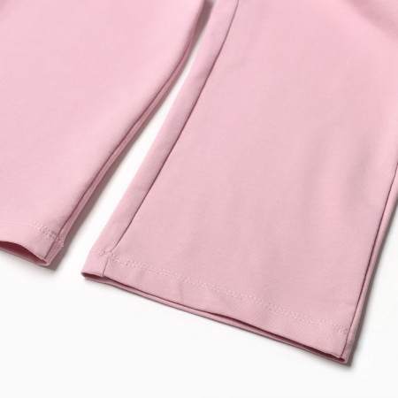 Set for girls (sweatshirt, trousers), dirty pink color, height 116 cm-5