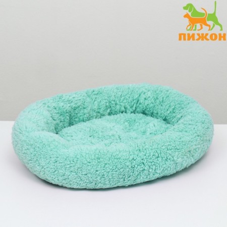 Lynchik for dogs and cats "Comfort", soft fur, 45 x 35 x 11 cm, mint-1