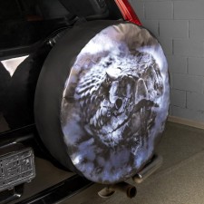 SkyWay spare wheel “snake”, R15, diameter 67 cm, eco -leather, polyester