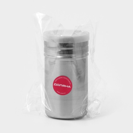 Dispenser for sugar powder of the share, 300 ml, 7 × 12.6 cm, chrome color-6