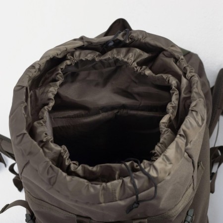 Tourist backpack, TAIF, 70 l, cord department, outer pocket, 2 side nets, olive color-4