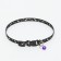 Collar of "paws-capacity" with a bell, kapron, 30 x 1 cm, black