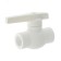 Balloon valfex, polypropylene, with a brass ball, d = 20 mm