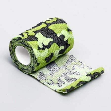 Self -fixing "camouflage", 7.5 cm, max. Extensibility 4.5 m, green-2