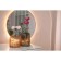 Decorative vase of glass "Relief", 145 × 145 × 160 mm, color peach color
