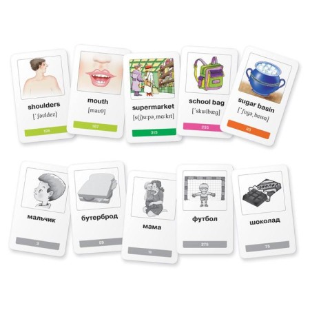 Thematic cards. Moi first English words. 333 cards for memorization-2