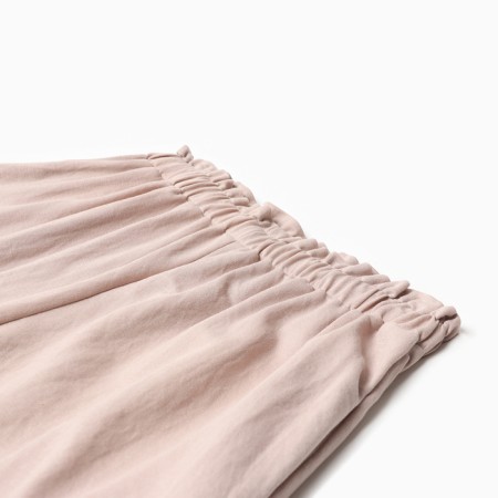 Women's costume (shirt, shorts) minku beige color, river 46-8