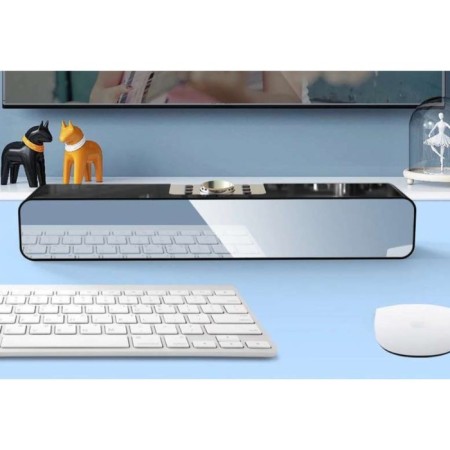 Electronic desktop watches, column, white indication, 6.5 x 38 x 6 cm-1