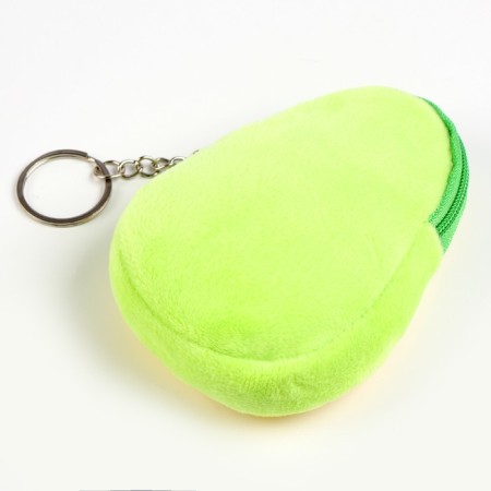 Soft wallet "Avocado" on a key fob, 10 cm, species mix-4