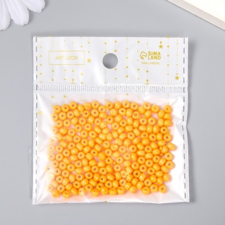 Glass beads 6/0 "carrot" 15 g-2