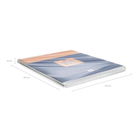 A4 notebook, 60 sheets in a cage on the crest Erichkrause Color Block, cover coated cardboard, mix-9