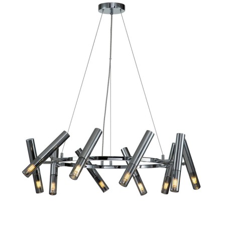 Suspended Indigo lamp, 13006/10p Chrome. 10x28W, G9, 680x680x225/1365 mm