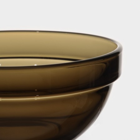 Glass fluid "Convenient storage", d = 12 cm, smoky color-1